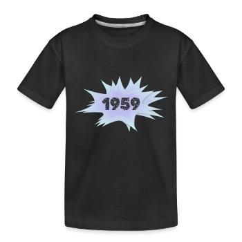 1959 - Kids' Premium Organic T-Shirt - black - Front