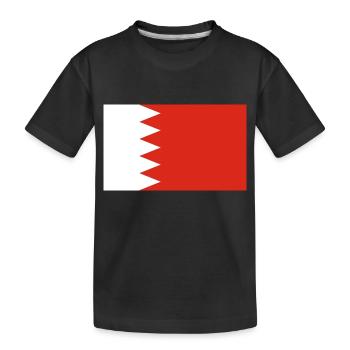 Bahrain - Kinder Premium Bio T-Shirt - Schwarz - Vorne