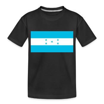 Honduras - Kids' Premium Organic T-Shirt - black - Front
