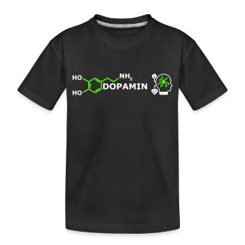 DOPAMINE - T-shirt bio Premium Enfant - noir - Devant