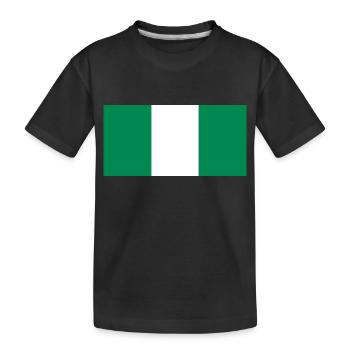 Nigéria - T-shirt bio Premium Enfant - noir - Devant