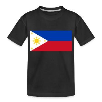 Philippines - T-shirt bio Premium Enfant - noir - Devant