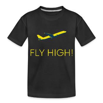 AVIONS - T-shirt bio Premium Enfant - noir - Devant