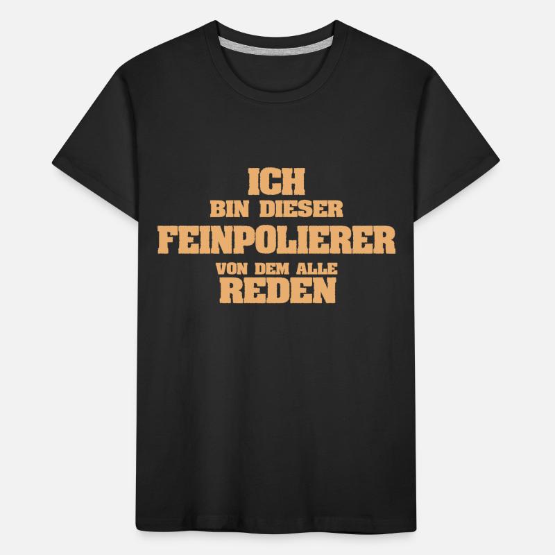 Polisseur fin comme profession T-shirt bio Premium Enfant