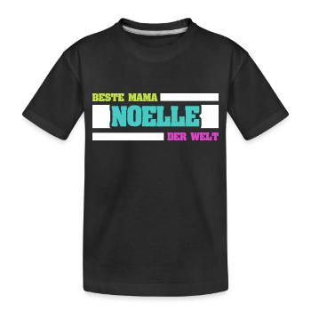 Mother Noelle - Kids' Premium Organic T-Shirt - black - Front