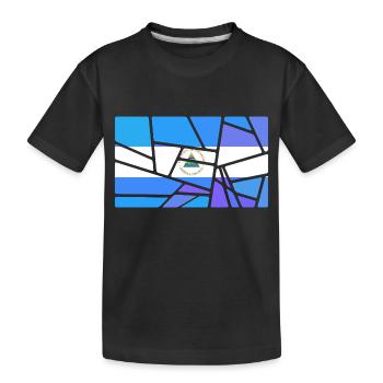 Nicaragua Nicaragua - Kids' Premium Organic T-Shirt - black - Front