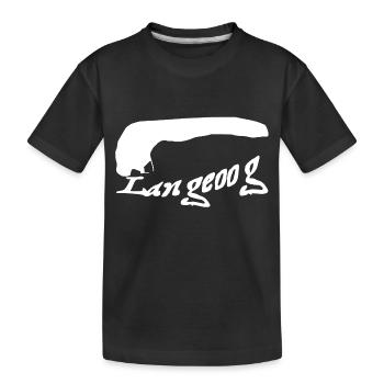 Tatouage Langeoog - T-shirt bio Premium Enfant - noir - Devant