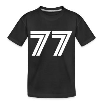 Ausgabe 77 - Kinder Premium Bio T-Shirt - Schwarz - Vorne