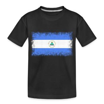 Nicaragua Nicaragua - Kids' Premium Organic T-Shirt - black - Front