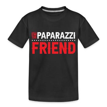 I'm The Paparazzi Friend 2 - Kinder Premium Bio T-Shirt - Schwarz - Vorne