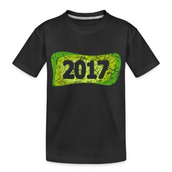 2017 - Kids' Premium Organic T-Shirt - black - Front