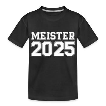 Champion 2025 - Kids' Premium Organic T-Shirt - black - Front