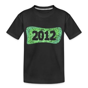 2012 - T-shirt bio Premium Enfant - noir - Devant