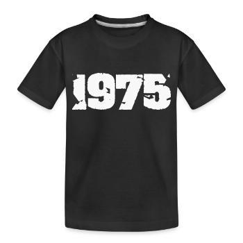 1975 - Kinder Premium Bio T-Shirt - Schwarz - Vorne