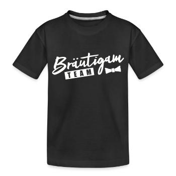 braeutigam team - Kinder Premium Bio T-Shirt - Schwarz - Vorne