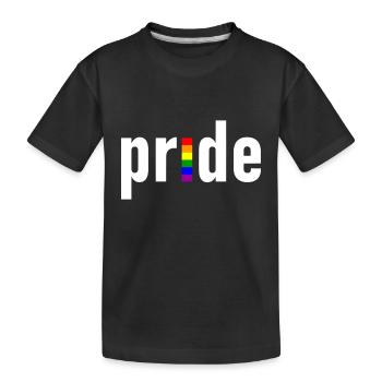 gay pride - gay - lesbian - CSD - LGBTQ+ - Kids' Premium Organic T-Shirt - black - Front