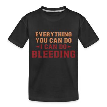 Féminisme Dicton Cadeau Vintage Émancipation - T-shirt bio Premium Enfant - noir - Devant