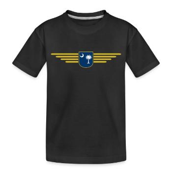 T-shirt de fan de Caroline du Sud – Pour les vrais fans ! - T-shirt bio Premium Enfant - noir - Devant