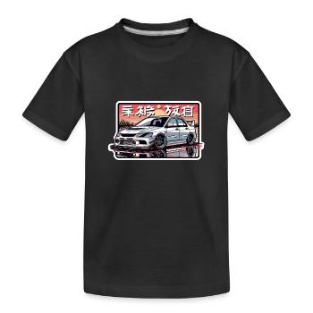 EVO Sundowner - Kinder Premium Bio T-Shirt - Schwarz - Vorne