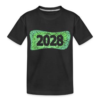 2028 - T-shirt bio Premium Enfant - noir - Devant