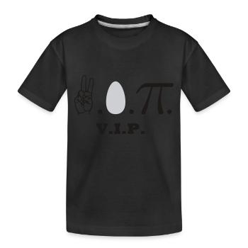 VIP - Kinder Premium Bio T-Shirt - Schwarz - Vorne
