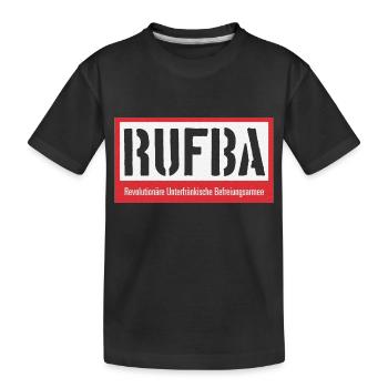 RUFBA - Kinder Premium Bio T-Shirt - Schwarz - Vorne