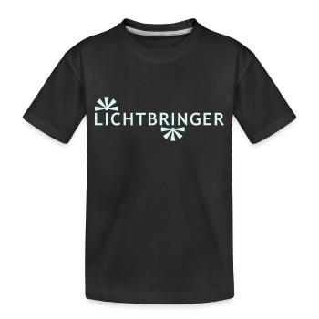 LICHTBRINGER - Kinder Premium Bio T-Shirt - Schwarz - Vorne