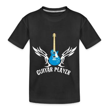 guitar_072011_l_3c - Kinder Premium Bio T-Shirt - Schwarz - Vorne