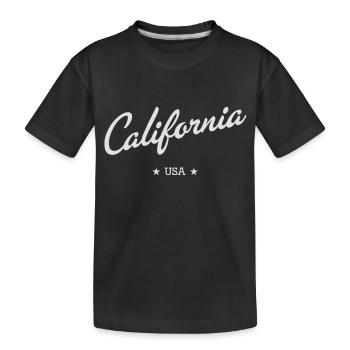 Californie - T-shirt bio Premium Enfant - noir - Devant