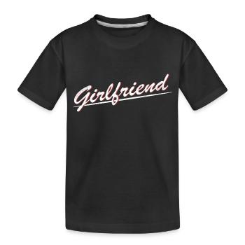 Cadeau Petite amie Petit ami PartnerLook - T-shirt bio Premium Enfant - noir - Devant