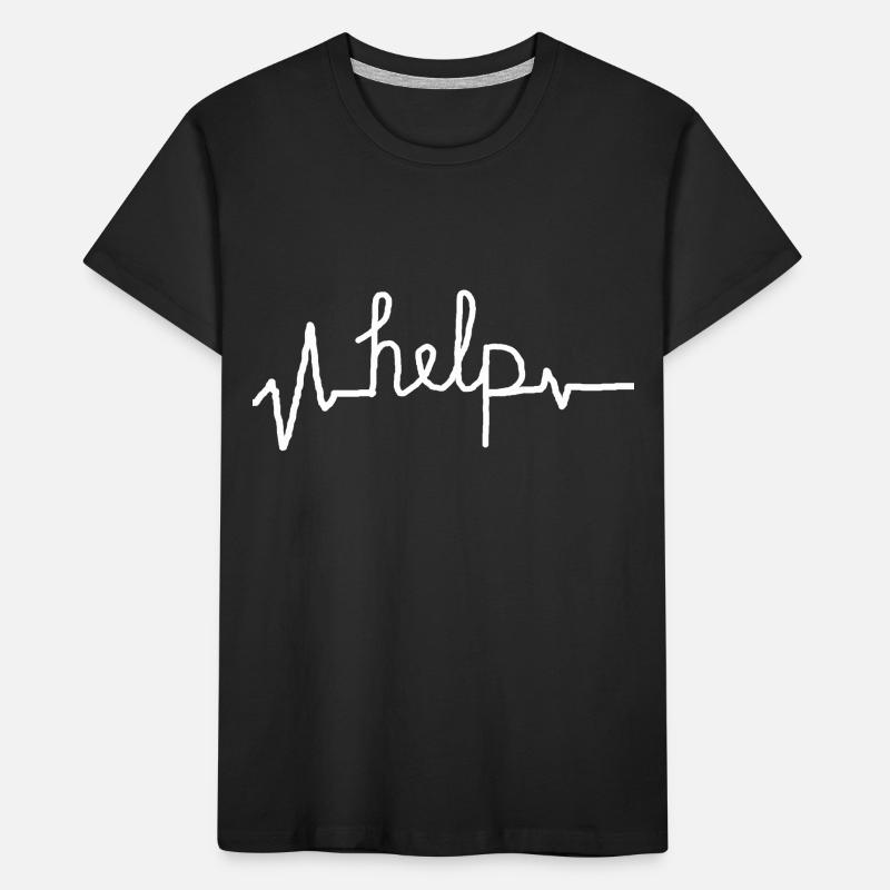 help help Kids' Premium Organic T-Shirt