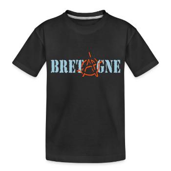 Anarchy Britain - Kids' Premium Organic T-Shirt - black - Front