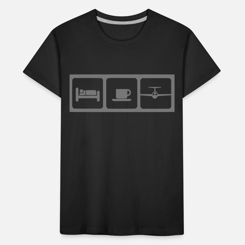 sleep coffee gliding Kinder Premium Bio T-Shirt