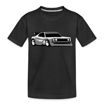 Voiture de course tuning voiture - T-shirt bio Premium Enfant - noir - Devant