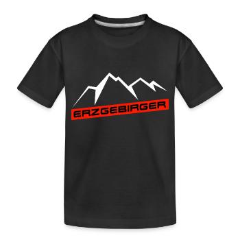 Erzgebirger - Kinder Premium Bio T-Shirt - Schwarz - Vorne