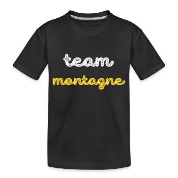 Team Montagne - T-shirt bio Premium Enfant - noir - Devant