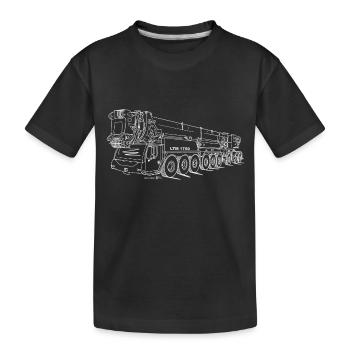 LTM 1750/9.1 Lumineux - T-shirt bio Premium Enfant - noir - Devant