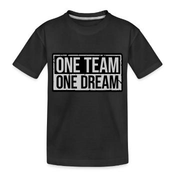 Équipe Shield One - T-shirt bio Premium Enfant - noir - Devant
