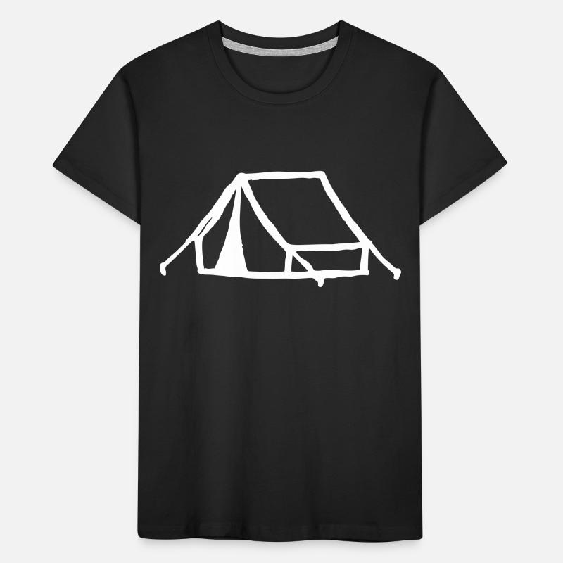 Camping Tent Camping Kids' Premium Organic T-Shirt