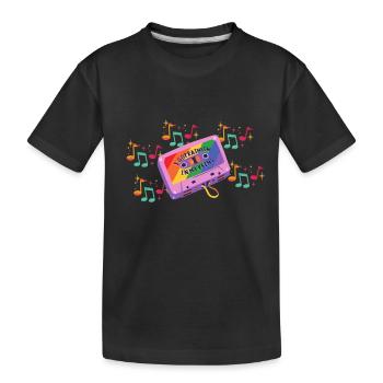 Rainbow in my head - T-shirt bio Premium Enfant - noir - Devant