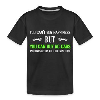 You Can't Buy Happiness But You Can Buy RC Cars R - Kids' Premium Organic T-Shirt - black - Front