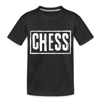 CHESS GRUNGE GRAFFITI ROCK PUNK - T-shirt bio Premium Enfant - noir - Devant