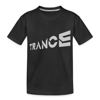 Musique de lettrage Techno Trance - T-shirt bio Premium Enfant - noir - Devant