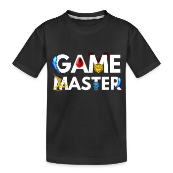 GAME MASTER DRAGONS ADVENTURES RPG - T-shirt bio Premium Enfant - noir - Devant