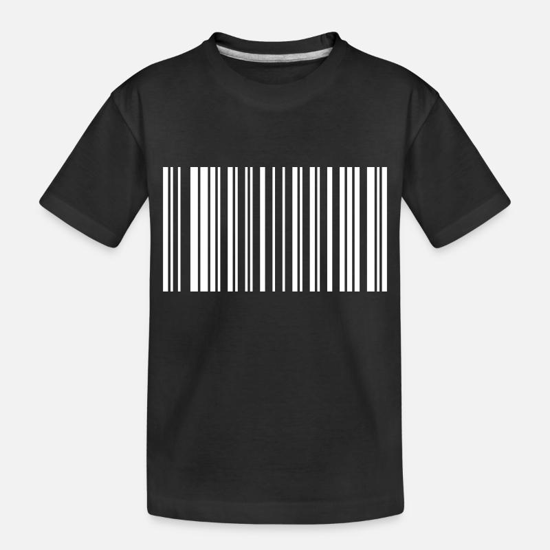 Code-barres de la paix Friedenszeichen Strichcode Symbole - T-shirt bio Premium Enfant - noir