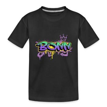 Bonn Deutschland Stadt Graffiti Spray Sprayer - Kinder Premium Bio T-Shirt - Schwarz - Vorne