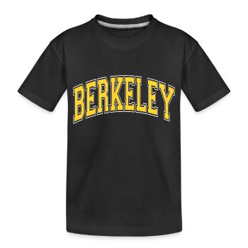 Berkeley - Kids' Premium Organic T-Shirt - black - Front