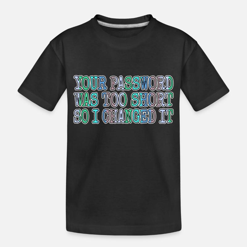 fun birthday present gift idea present - Kids' Premium Organic T-Shirt - black
