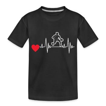 Basketball Basketballliebhaber Basketballer Verein - Kinder Premium Bio T-Shirt - Schwarz - Vorne