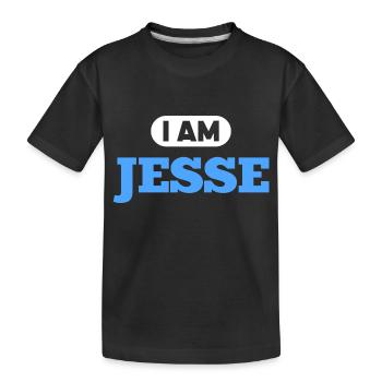 Jesse Name Saying für stolze Jesses - Kinder Premium Bio T-Shirt - Schwarz - Vorne